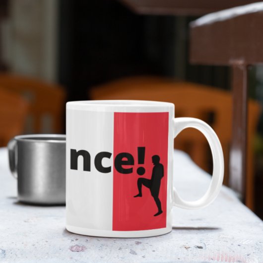 Französischer Fußball Kaffeetasse