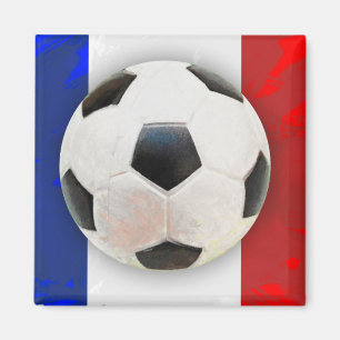 Französischer Fußball Magnet