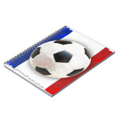 Französischer Fußball Notizblock (Linke Seite)