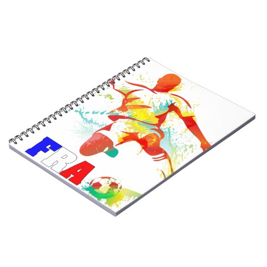 Französischer Fußball Notizblock (Linke Seite)