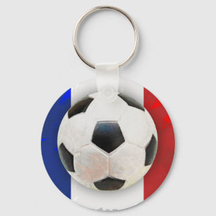 Französischer Fußball Schlüsselanhänger