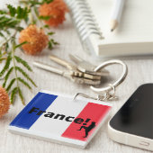 Französischer Fußball Schlüsselanhänger (Vorderseite rechts)