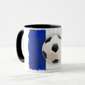 Französischer Fußball Tasse (Vorderseite Links)