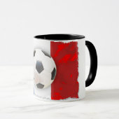 Französischer Fußball Tasse (VorderseiteRechts)