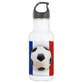 Französischer Fußball Trinkflasche (Vorderseite)