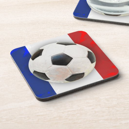 Französischer Fußball Untersetzer (Linke Seite)