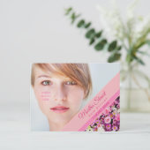 Französischer Garten - Ankündigungspostkarte (Stehend Vorderseite)