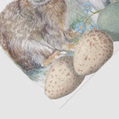 Französischer Garten Bunny Kaninchen Eier Ostern D Seidenpapier (Detail)