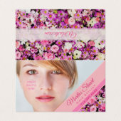 Französischer Garten - eingeklappt Visitenkarten (Außenseite Aufgefaltet)