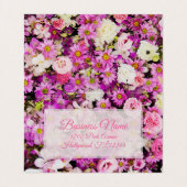 Französischer Garten - eingeklappt Visitenkarten (Innenseite Aufgefaltet)