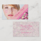 Französischer Garten - Foto einfügen / Visitenkart Visitenkarte (Vorne/Hinten)