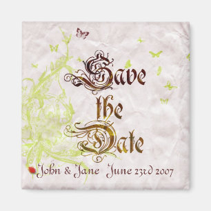 Französischer Garten Save-the-Date-Magnet Magnet