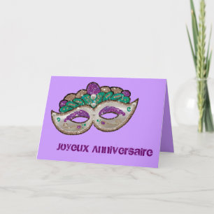 Französischer Geburtstag Karte
