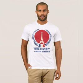 Französischer Geist Zeitlose Freiheit T-Shirt