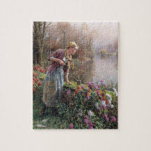 Französischer Girlanfang in der Bretagne