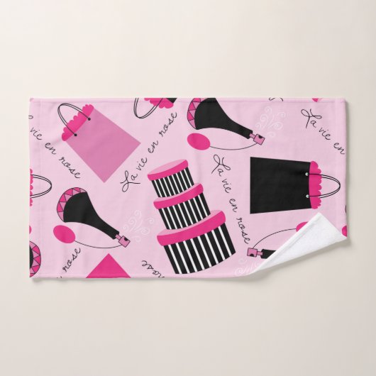 französischer Glamour Badhandtuch Set (Handtuch)