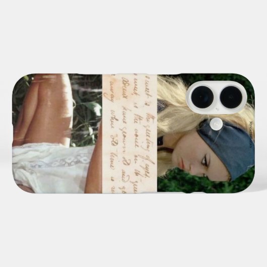 Französischer Handy Case-Mate iPhone Hülle (Rückseite (Horizontal))