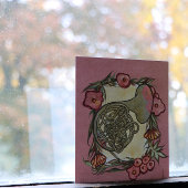 Französischer Horn Band Camp Art Horns Band Lehrer Postkarte