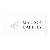 Französischer Horn-Musiklehrer Gummistempel (Prägung)