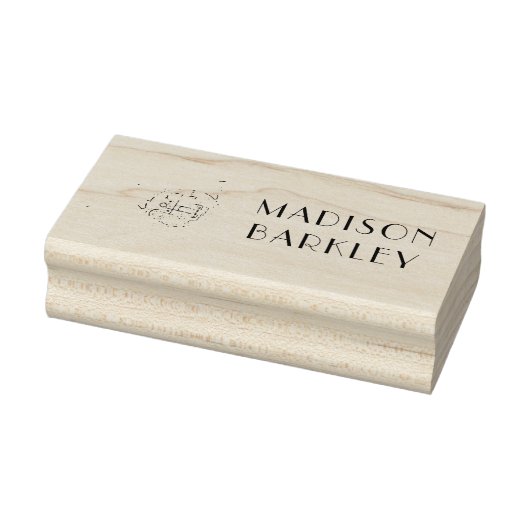 Französischer Horn-Musiklehrer Gummistempel (Stempel)