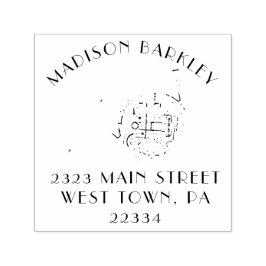 Französischer Horn-Musiklehrer Permastempel