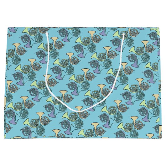 Französischer Hornband-Lehrer Große Geschenktüte (Vorderseite)