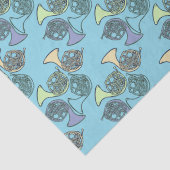 Französischer Hornband-Lehrer Seidenpapier (Detail)