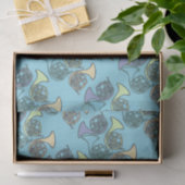 Französischer Hornband-Lehrer Seidenpapier (Geschenk)