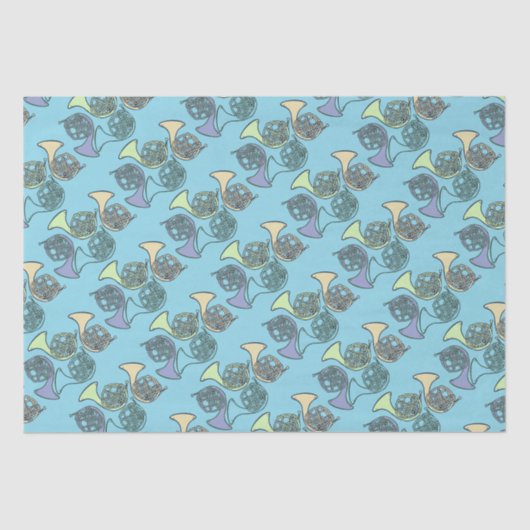 Französischer Hornband-Lehrer Seidenpapier (Vorderseite)