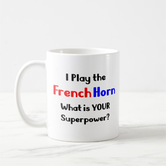 französischer Hornspieler Kaffeetasse (Links)