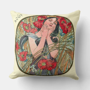 Französischer Jugendstil August-Kissen Kissen