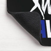 Französischer Kampfsport Savate Trainer Kickboxen  Mousepad (Ecke)