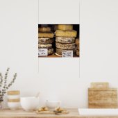 französischer Käse Poster (Küche)