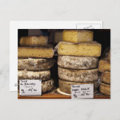 französischer Käse Postkarte (Vorne/Hinten)