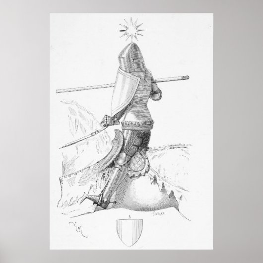Französischer Knight Poster (Vorne)