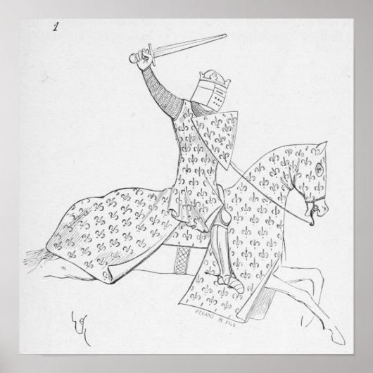 Französischer Knight Poster (Vorne)