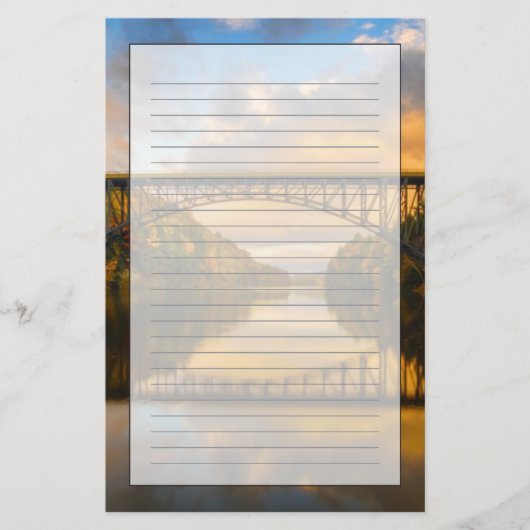 Französischer König Bridge im Fall Briefpapier (Vorderseite)