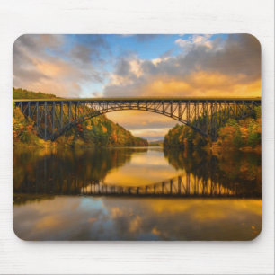 Französischer König Bridge im Fall Mousepad