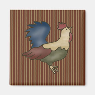 Französischer Kühlschrankmagnet Rooster