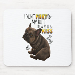 Französischer Kuss, französische Bulldoggen Mousepad