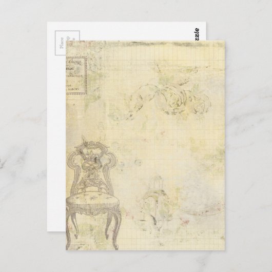 Französischer Landesvorsitzender Postkarte (Vorne/Hinten)