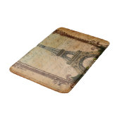 Französischer Landsmann moderner Vintager Pariseif Badematte (Schrägansicht)