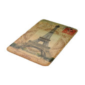 Französischer Landsmann moderner Vintager Pariseif Badematte (Schrägansicht)