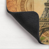 Französischer Landsmann moderner Vintager Pariseif Mousepad (Ecke)