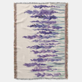 Französischer Lavendel: Aquarellbilder Decke (Vorderseite Vertikal)