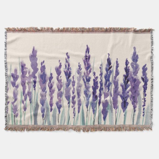 Französischer Lavendel: Aquarellbilder Decke (Vorderseite)