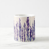 Französischer Lavendel: Aquarellbilder Kaffeetasse (Mittel)
