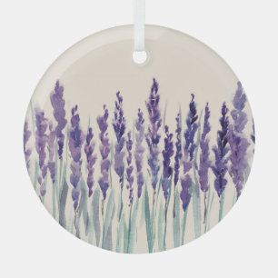 Französischer Lavendel: Aquarellbilder Ornament Aus Glas