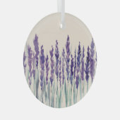 Französischer Lavendel: Aquarellbilder Ornament Aus Glas (Vorderseite Rechts)
