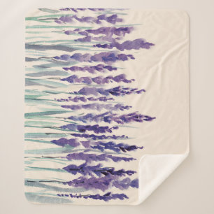 Französischer Lavendel: Aquarellbilder Sherpadecke